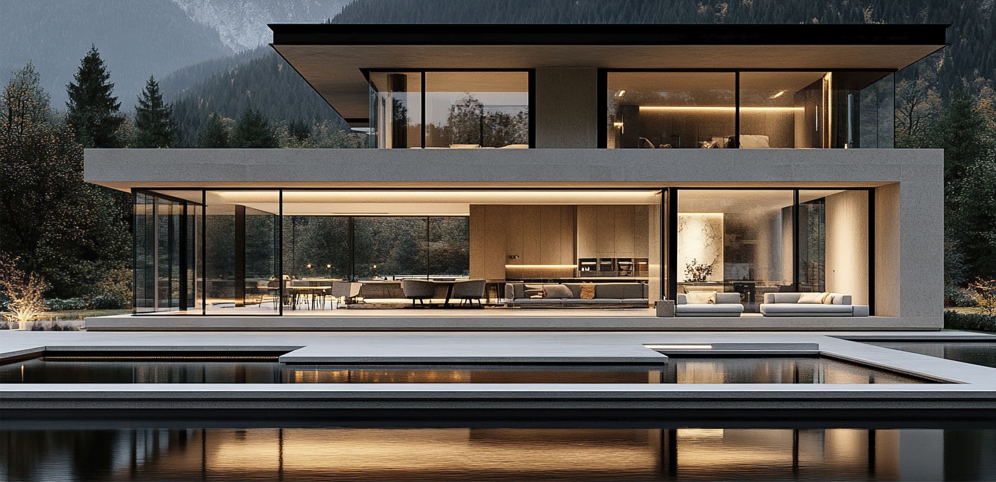 Moderne Villa am Wasser